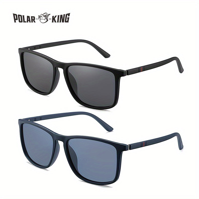 1pair/2pairs, Retro Classic Lowkey Cool Square Polarized Sunglasses, For Men Women Casual Business Outdoor Sports Party Vacation Travel Driving Fishing Supplies Photo Props, Ideal Choice For Gift