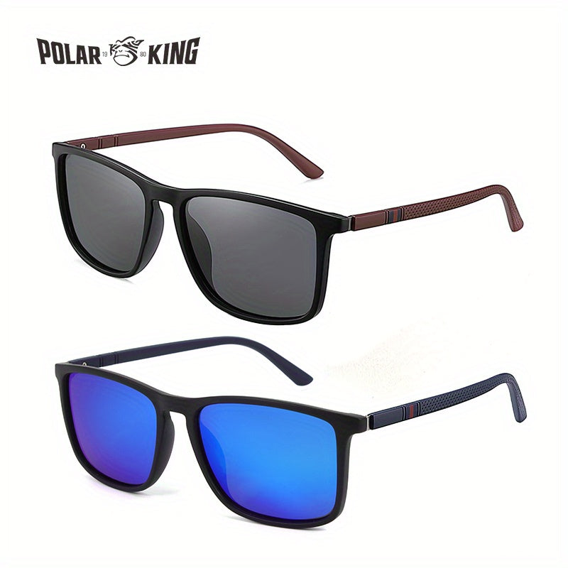 1pair/2pairs, Retro Classic Lowkey Cool Square Polarized Sunglasses, For Men Women Casual Business Outdoor Sports Party Vacation Travel Driving Fishing Supplies Photo Props, Ideal Choice For Gift