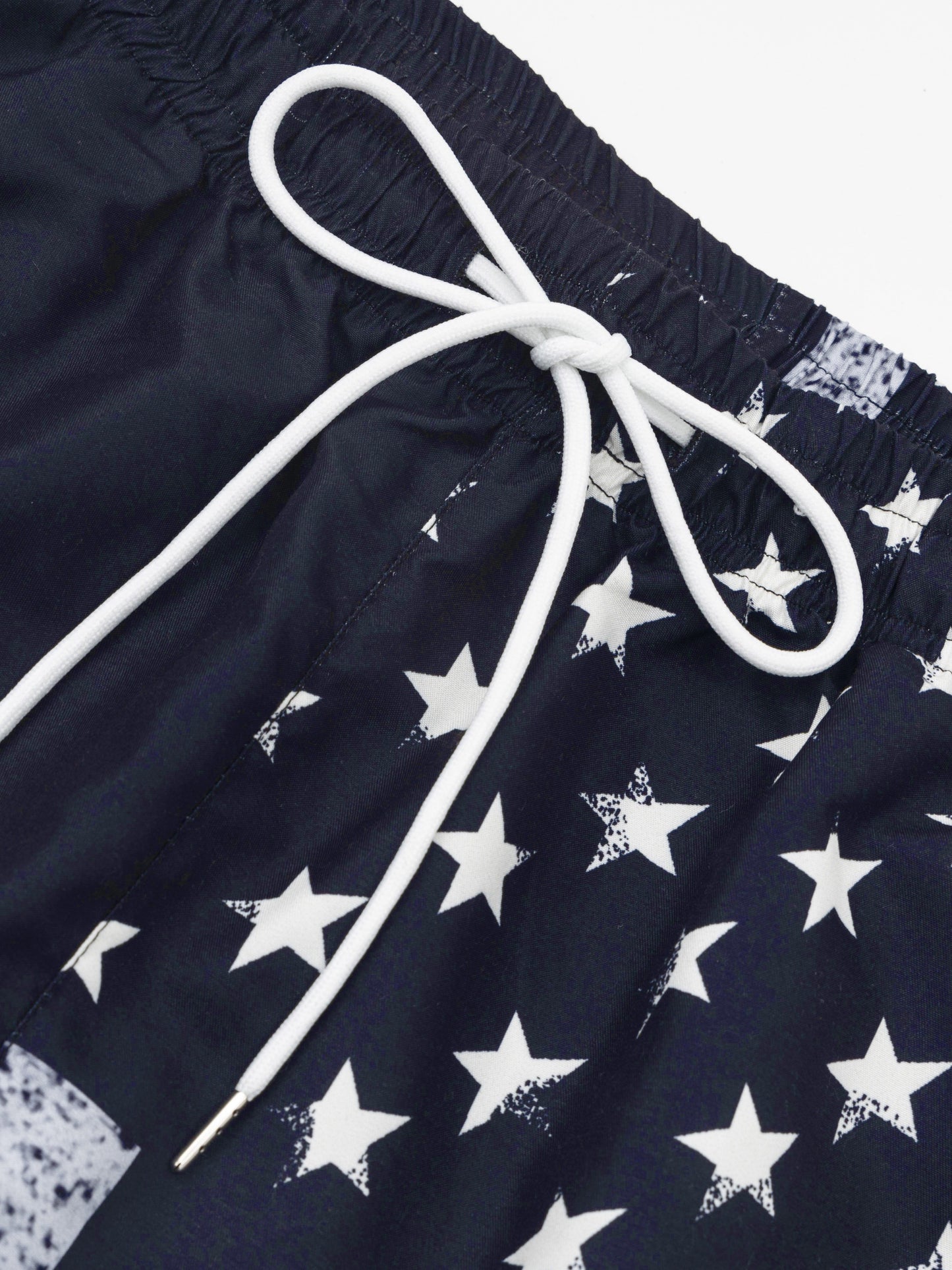 Men's Plus Size "American Flag" Graphic Shorts Beach Pants Holiday Shorts, Elastic Drawstring Sports Short Pants
