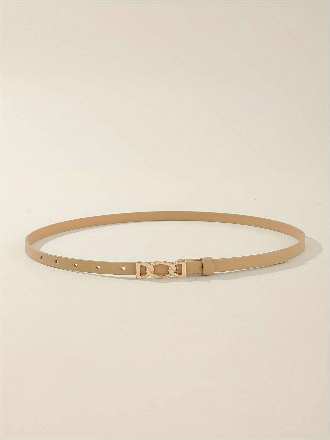 4pcs PU Leather Belts For Women Skinny Waist Belts With Metal Buckle Solid Color Simple Pin Buckle Thin Belt For Pants Jeans Dresses