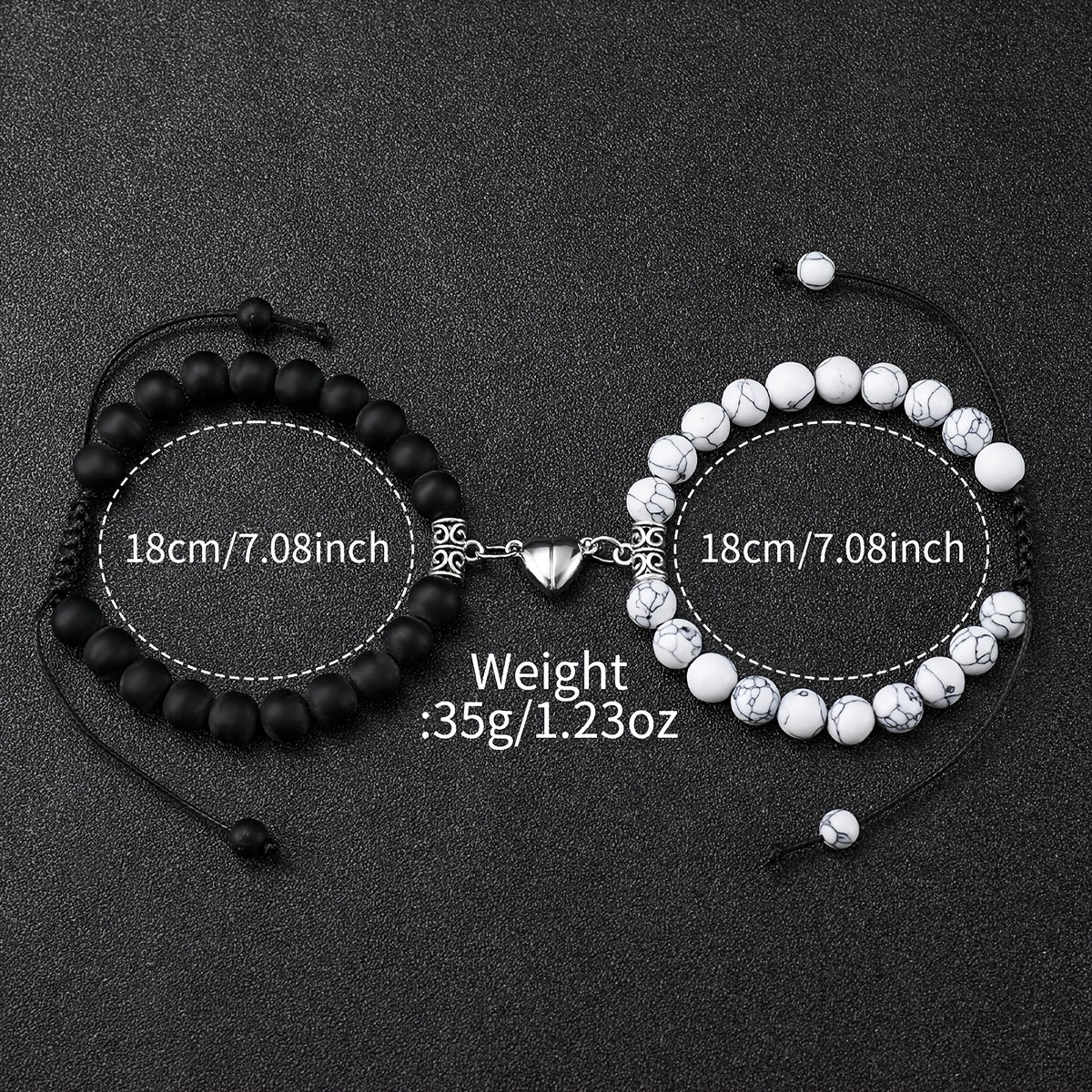 4pcs/set Casual Fashion Couples Quartz Watch Analog Silicone Wrist Watch & Heart Matching Bracelets, Valentines Gift For Him Her