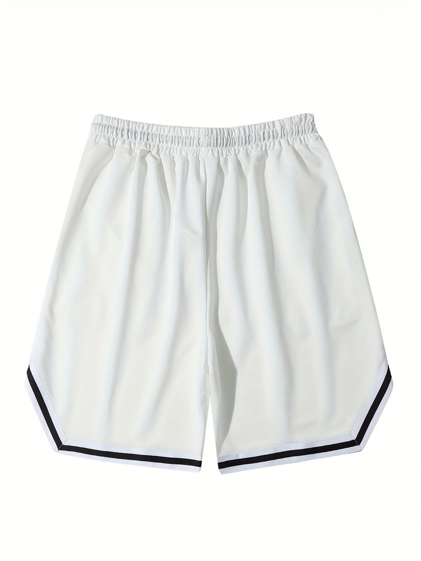 Men's Streetwear Shorts, Graphic Drawstring Stretchy Short Pants For Comfort & Casual Chic Style, Summer Clothings Men's Fashion Outfits