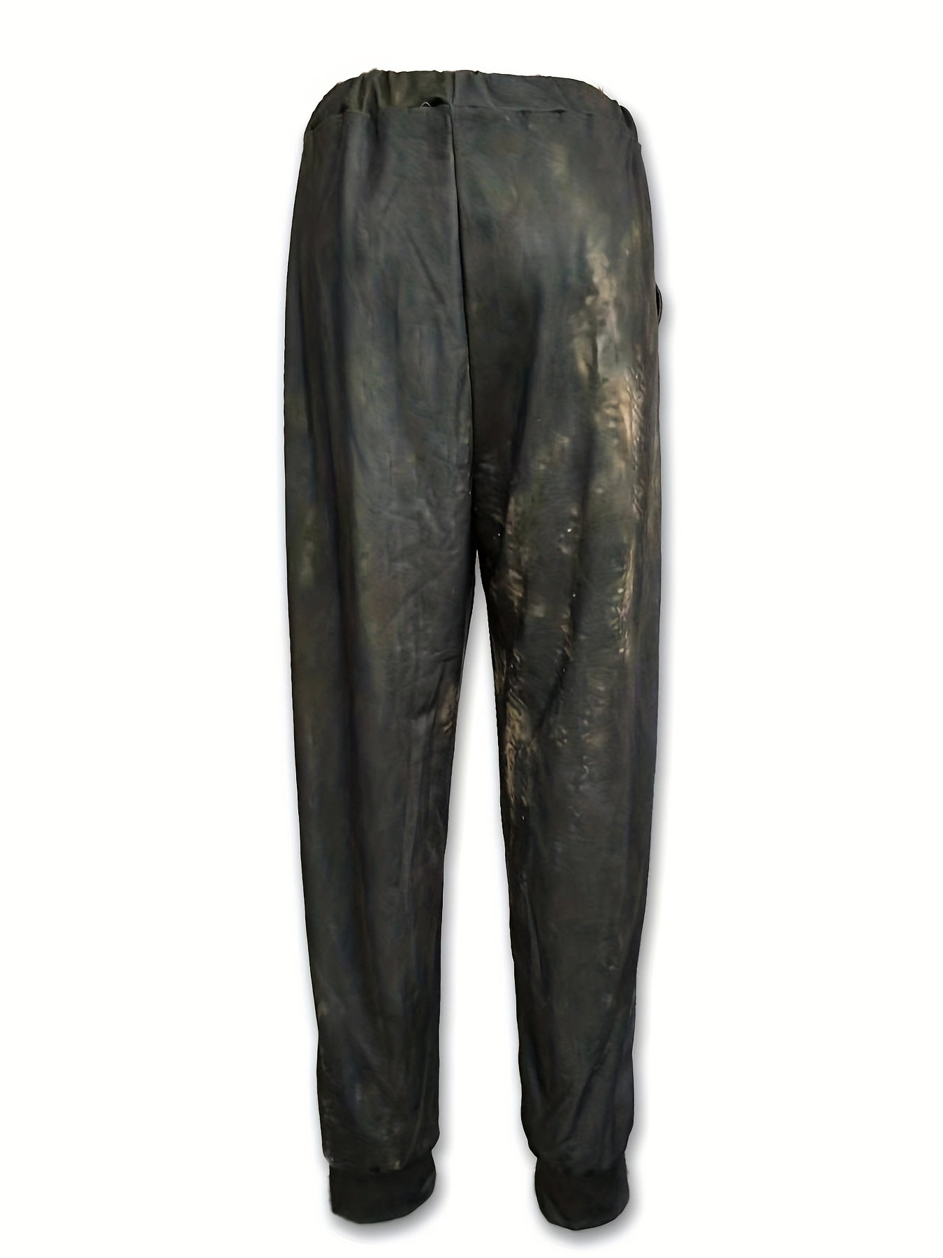 Halloween Skull Print, Men's Drawstring Sweatpants, Casual Comfy Jogger Pants, Men’s Clothing