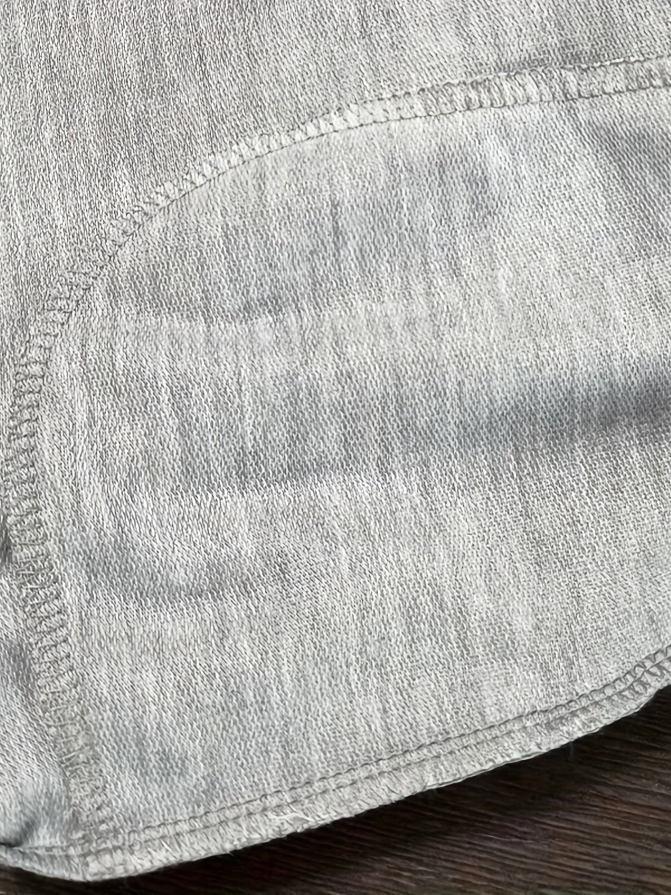 "I'm Not Rude" Cotton Sweatpants, Men's Casual Solid Color Loose Fit Slightly Stretch Drawstring Pants For Spring Summer