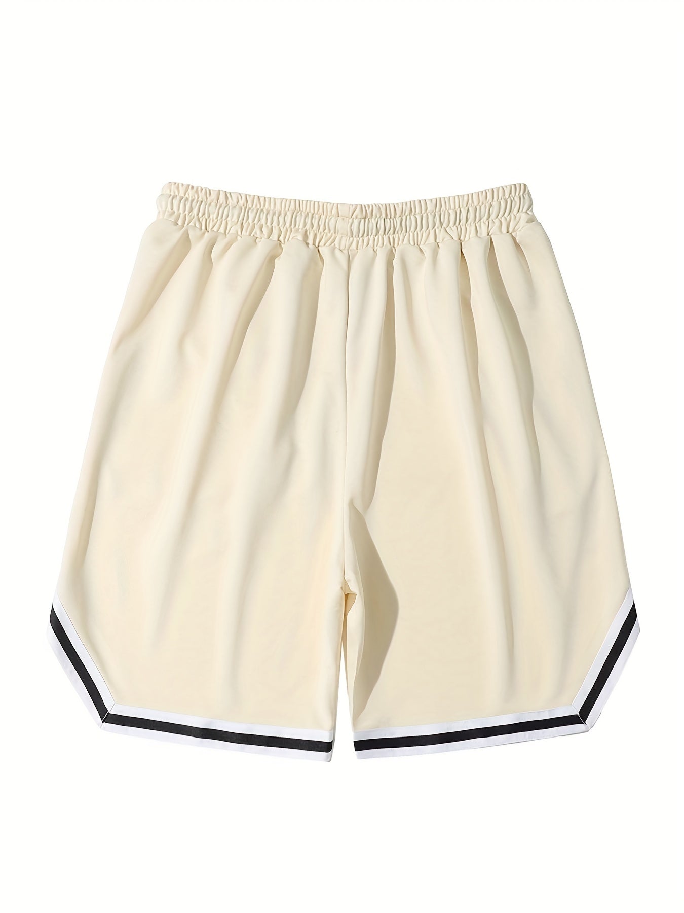 Men's Streetwear Shorts, Graphic Drawstring Stretchy Short Pants For Comfort & Casual Chic Style, Summer Clothings Men's Fashion Outfits