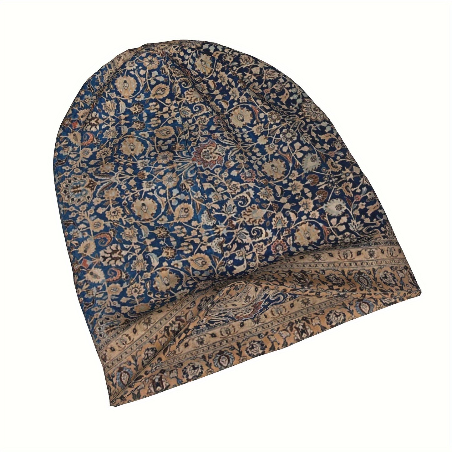 Hat Antique Tabriz Persian Rug Outdoor Caps for Men Women Bohemian Boho Style Skullies Ski Caps Soft Bonnet Hats