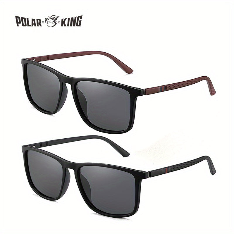 1pair/2pairs, Retro Classic Lowkey Cool Square Polarized Sunglasses, For Men Women Casual Business Outdoor Sports Party Vacation Travel Driving Fishing Supplies Photo Props, Ideal Choice For Gift