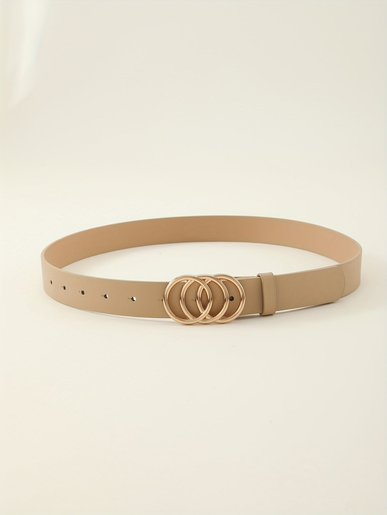 3pcs PU Leather Belts For Women Skinny Waist Belts With Metal Buckle Solid Color Simple Pin Buckle Thin Belt For Pants Jeans Dresses
