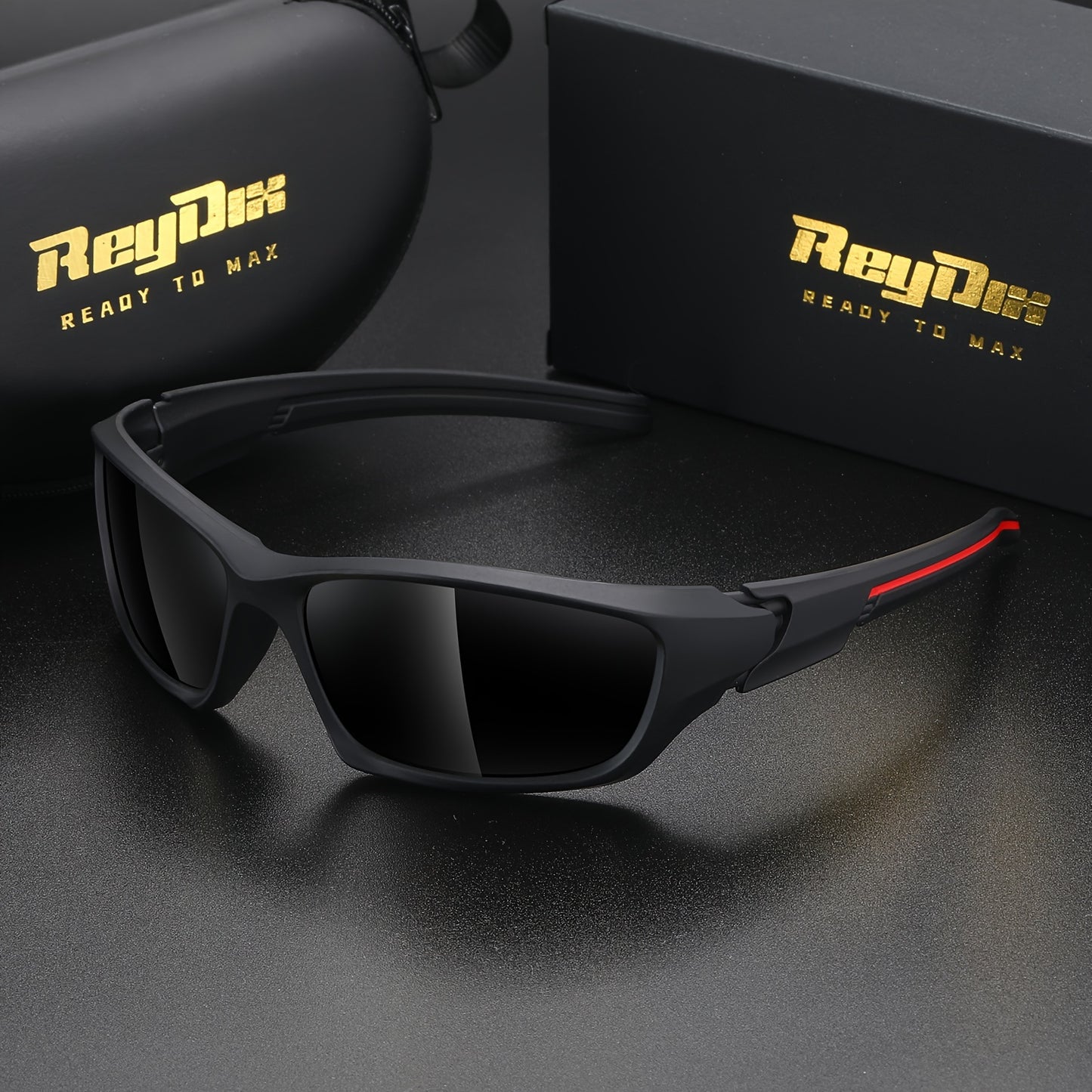 ReyDix Men's Sports Polarized Sunglasses, Unisex Outdoor Cycling Sunglasses