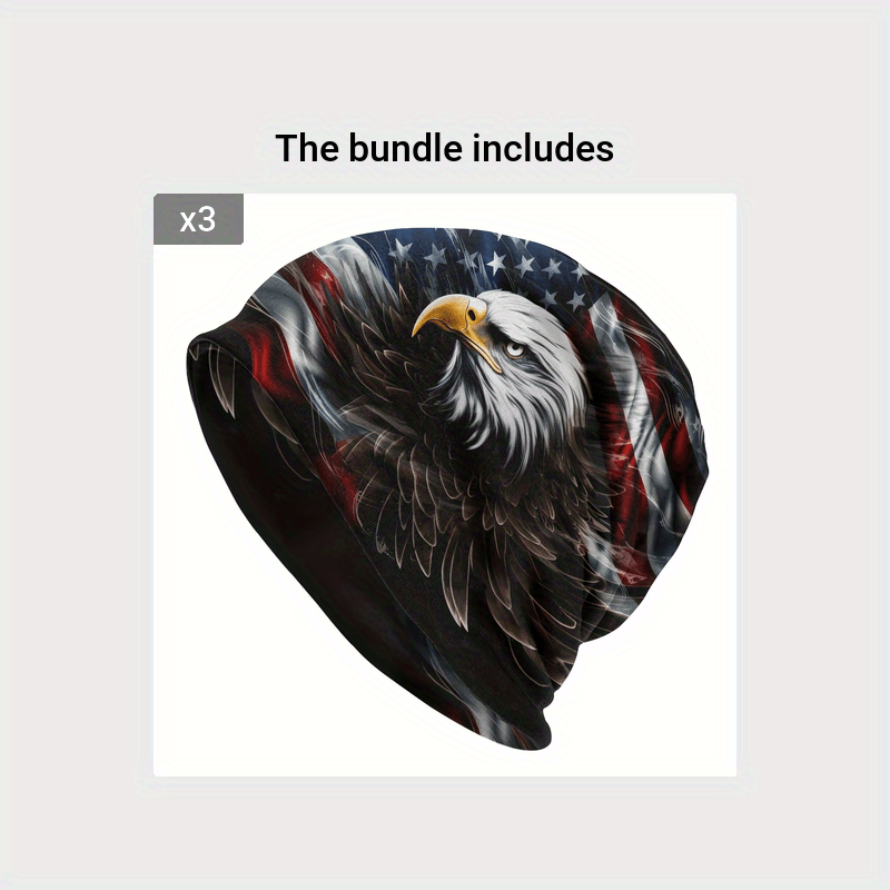 USA Eagle Beanies Caps Hat Sports Bonnet Hats Men