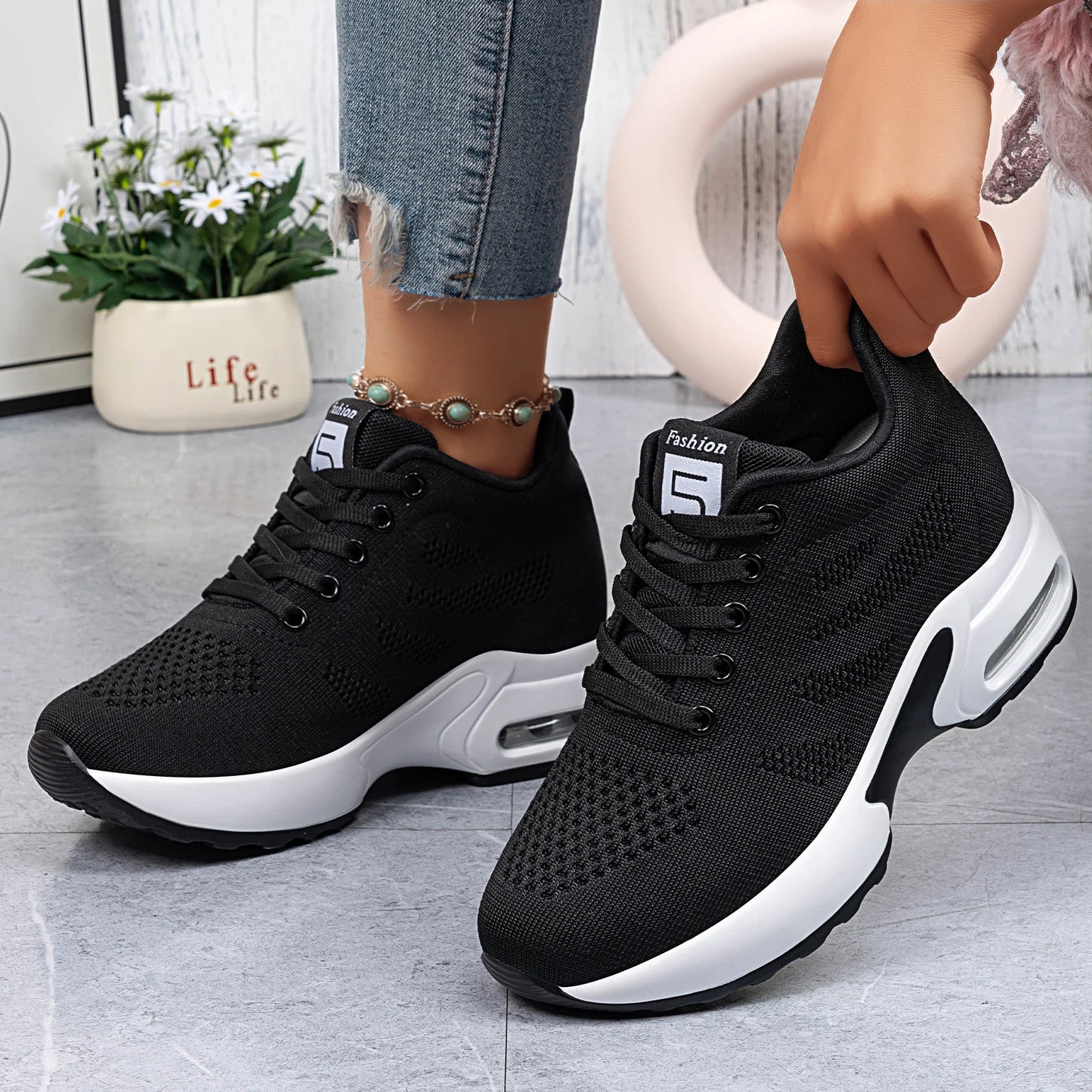 Us Local Stock 2025 New Women Platform Shoes Zapatillas De Mujer Height Increasing Insoles Zapatos De Mujer Women Sneakers