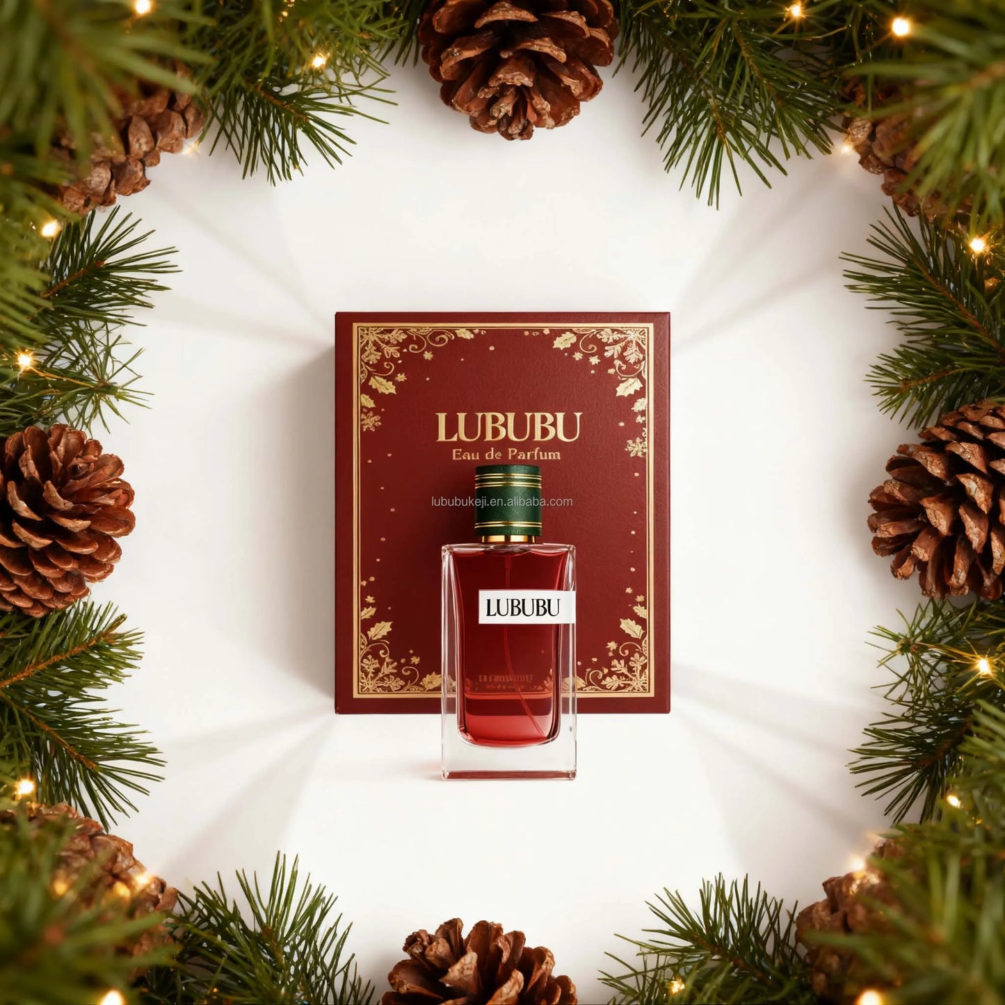 Q LUBUBU Premium Original High Christmas Limited Edition Perfume Fresh Woody Chypre Fragrance Exquisite Christmas Gift Box