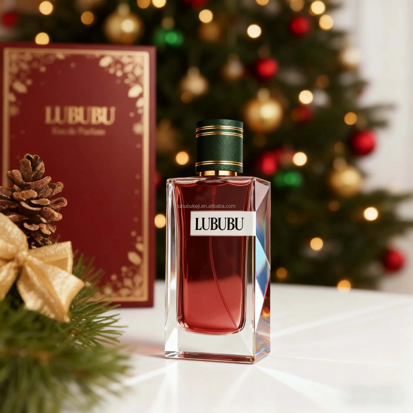 Q LUBUBU Premium Original High Christmas Limited Edition Perfume Fresh Woody Chypre Fragrance Exquisite Christmas Gift Box
