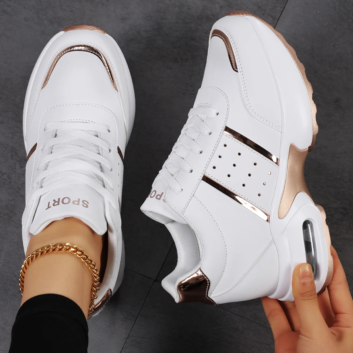 Us Local Stock Best Seller 2025 Sneakers for Men Height Increasing Insoles Chaussures Pour Femmes Platform Shoes