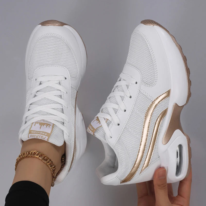 Local Us & Eu Stock New Products 2025 Shoes Women Height Insoles Wedge Heels Fashion Sneakers Platform Shoes