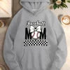 Baseball mom bow design women's casual hoodies