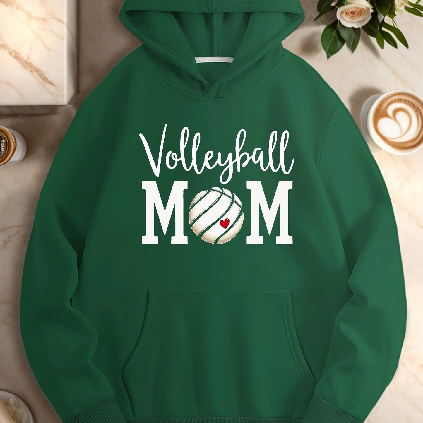 Volleyball MOM women's casual hoodies