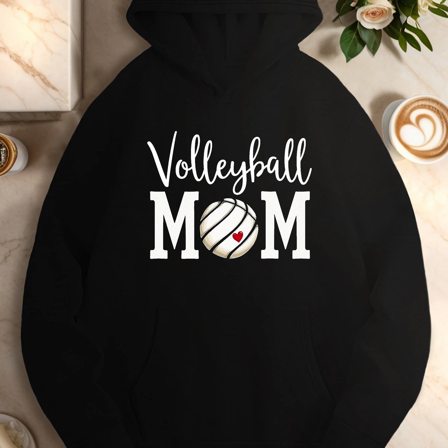 Volleyball MOM women's casual hoodies