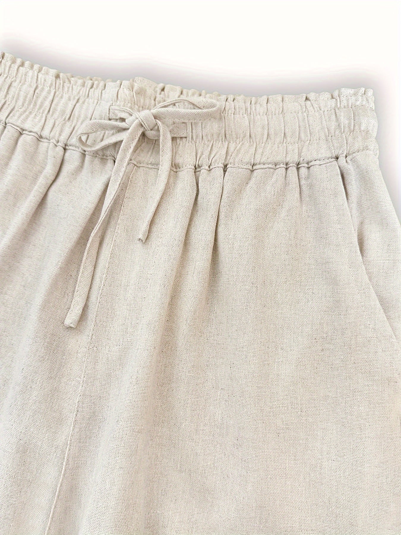 Women's Casual Wide Leg Pants with Elastic Waist for Comfortable Spring and Summer Wear