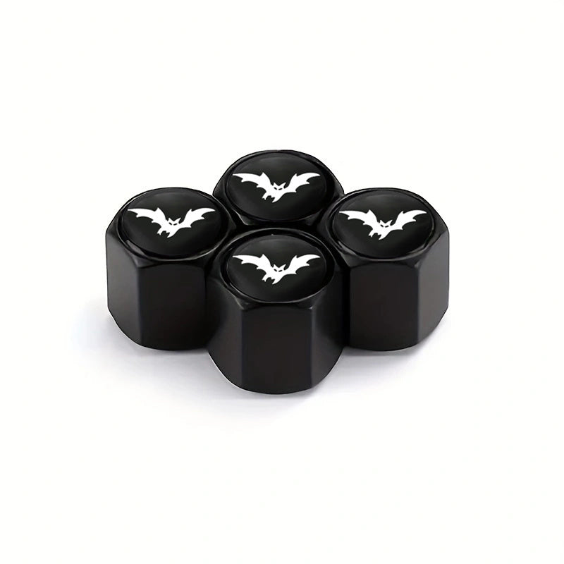 Transform Your Vehicle with These Spooky Bat Vampires Tire Valve Caps!
