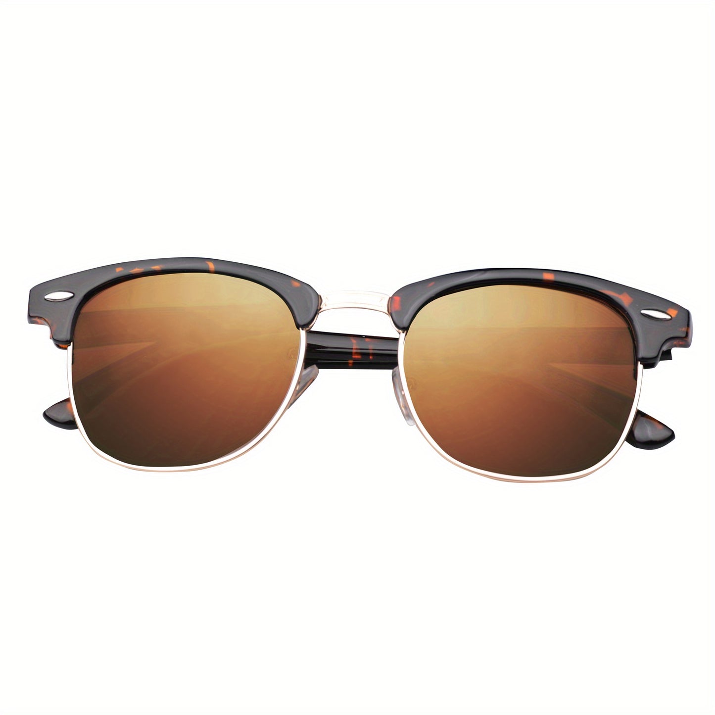 Classic Trendy Retro Eyebrow Design Polarized Sunglasses, For Men Women Outdoor Sports Party Vacation Travel Driving Fishing Supplies Photo Props, Ideal Choice For Gifts