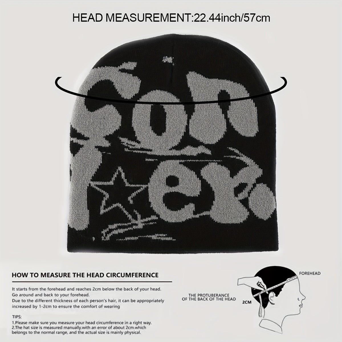 Men's Y2K Beanie Cap, Hip Hop 90s Fashion Decoration Warm Knitted Beanies Caps, Hats Unisex, Ideal Choice For Gifts