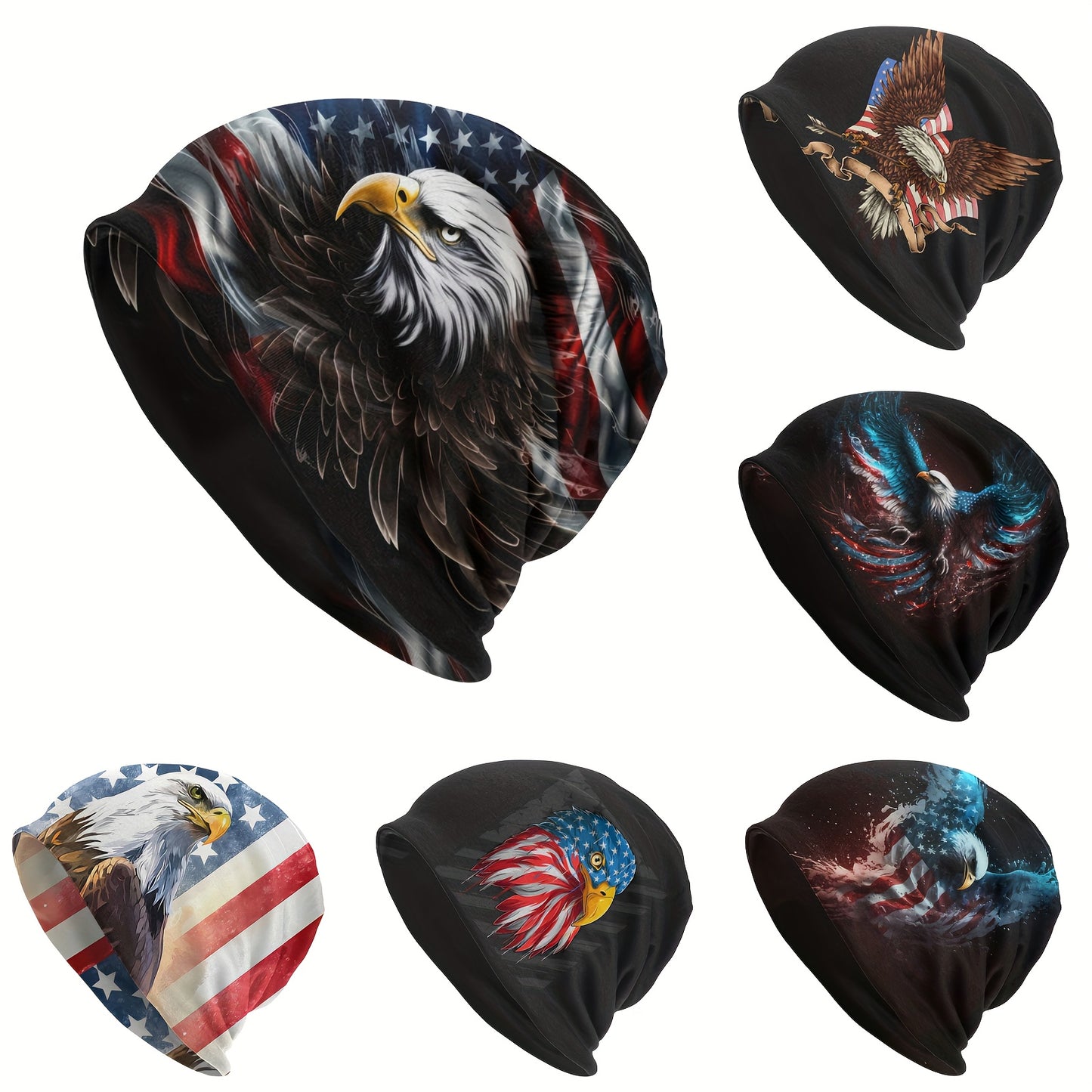 USA Eagle Beanies Caps Hat Sports Bonnet Hats Men
