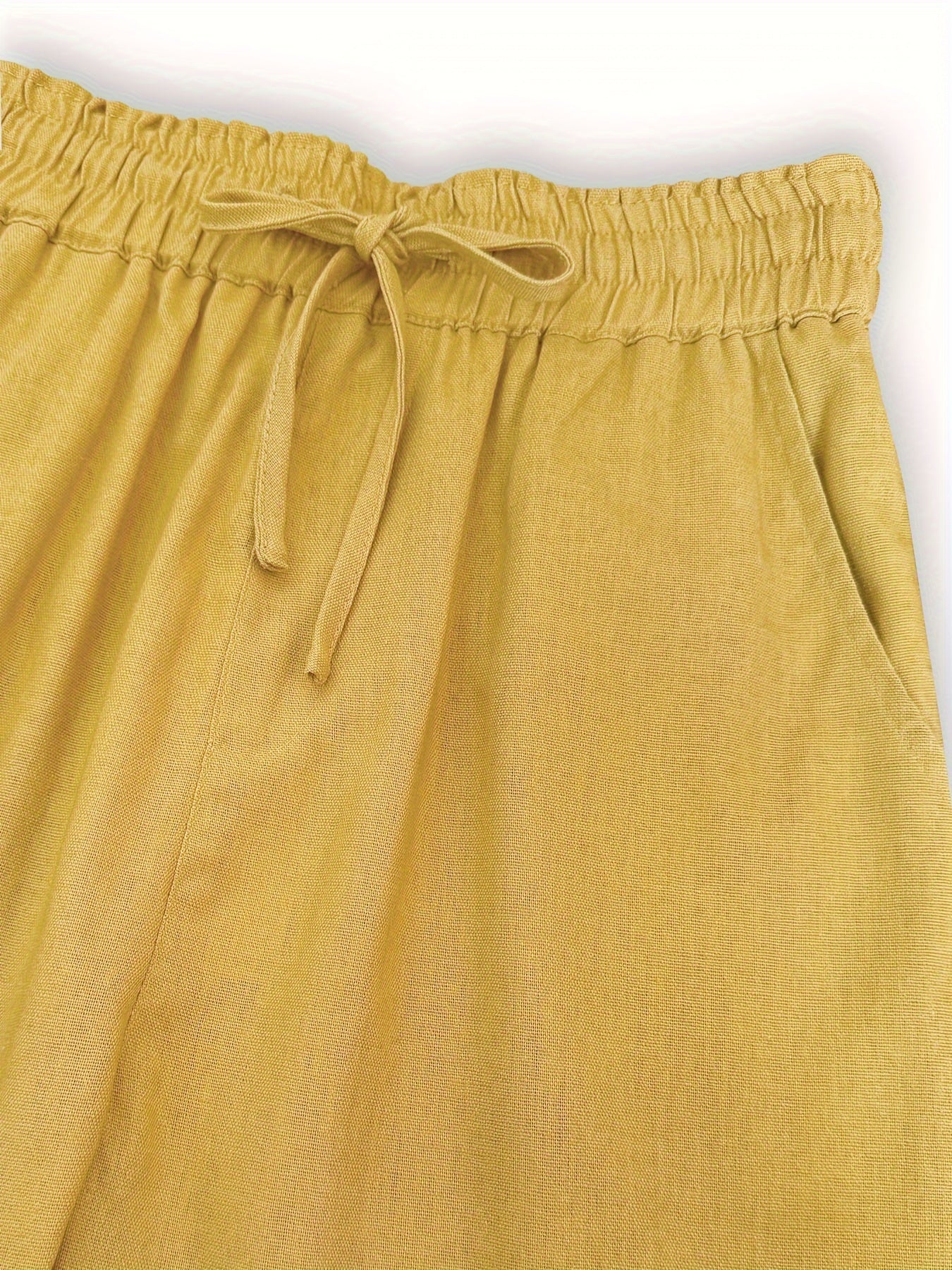 Women's Casual Wide Leg Pants with Elastic Waist for Comfortable Spring and Summer Wear