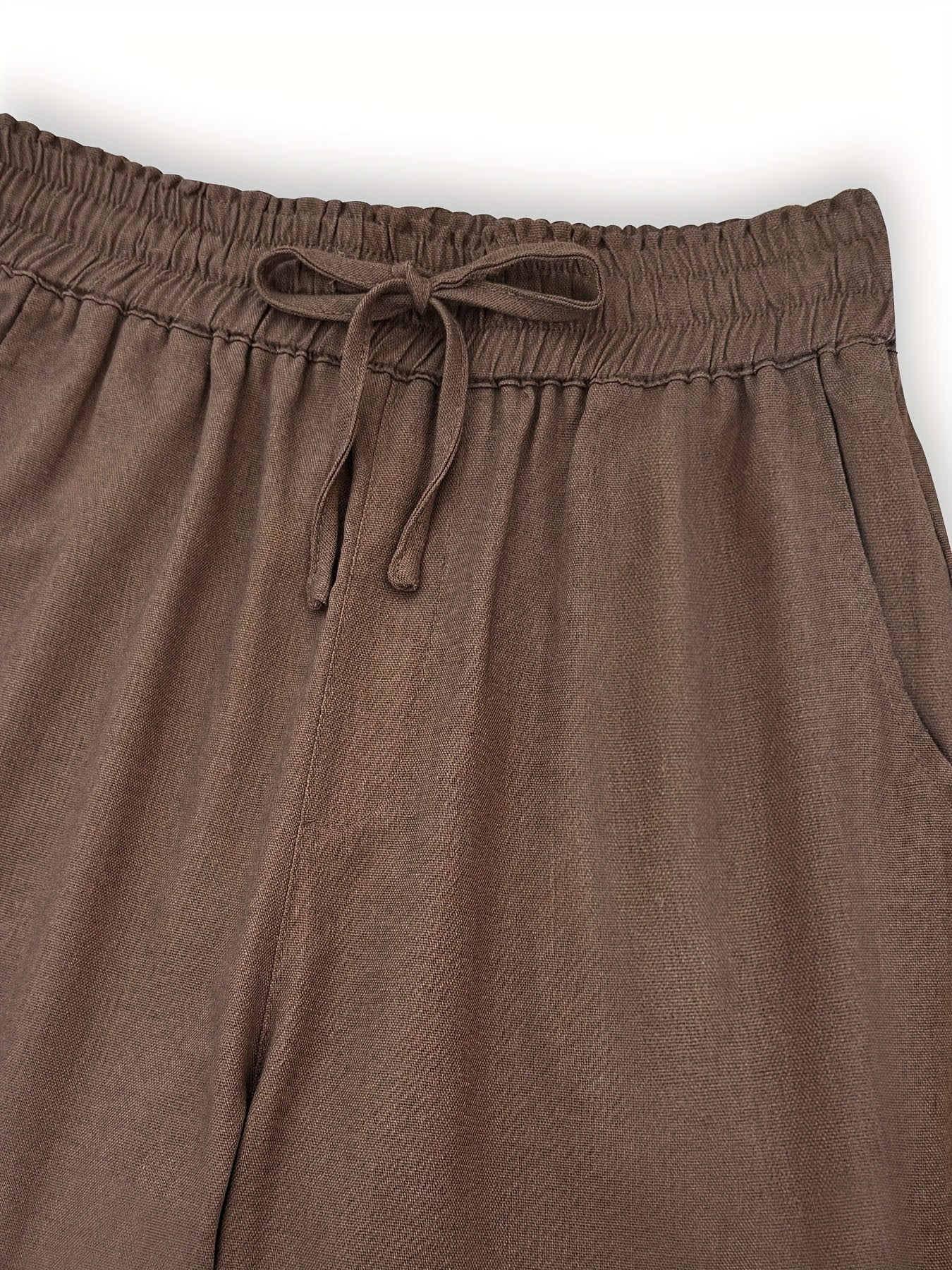 Women's Casual Wide Leg Pants with Elastic Waist for Comfortable Spring and Summer Wear
