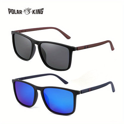 1pair/2pairs, Retro Classic Lowkey Cool Square Polarized Sunglasses, For Men Women Casual Business Outdoor Sports Party Vacation Travel Driving Fishing Supplies Photo Props, Ideal Choice For Gift