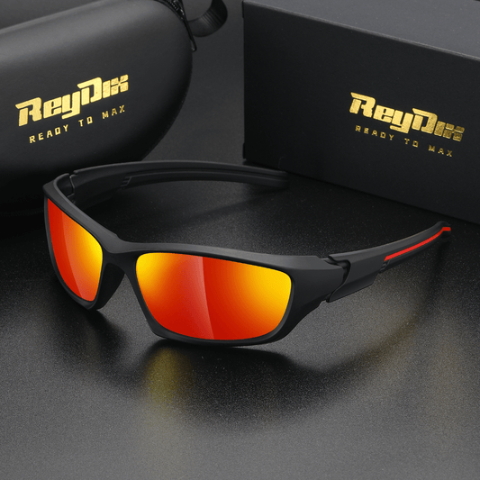 ReyDix Men's Sports Polarized Sunglasses, Unisex Outdoor Cycling Sunglasses