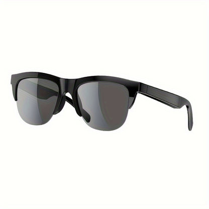 Wireless Smart Sunglasses with Dual Stereo Speakers and HD Mic for Outdoor Sports and Driving
