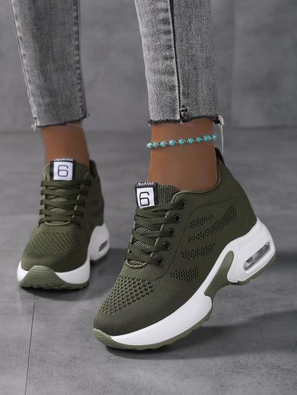 Us Local Stock 2025 New Women Platform  Shoes Zapatillas De Mujer Height Increasing Insoles Zapatos De Mujer  Women Sneakers