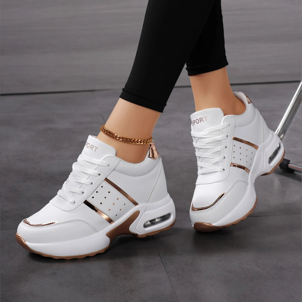 Us Local Stock Best Seller 2025 Sneakers for Men Height Increasing Insoles Chaussures Pour Femmes Platform Shoes
