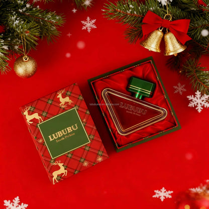 Q Premium Original High Christmas Limited Deodorant Luxurious Reindeer Patterned Gift Box Orange Blossom & Floral Aroma