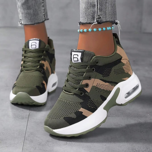 Us Stock Trending Products 2025 New Arrivals Flat Shoes Wedge Shoes for Ladies	and Women Sneakers Height Increasing Insoles