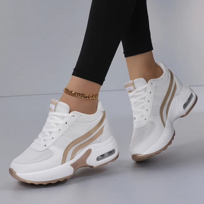 Local Us & Eu Stock New Products 2025 Shoes Women Height Insoles  Wedge Heels Fashion Sneakers Platform Shoes