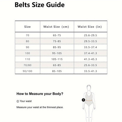 5pcs PU Leather Belts For Women Skinny Waist Belts With Metal Buckle Solid Color Simple Pin Buckle Thin Belt For Pants Jeans Dresses