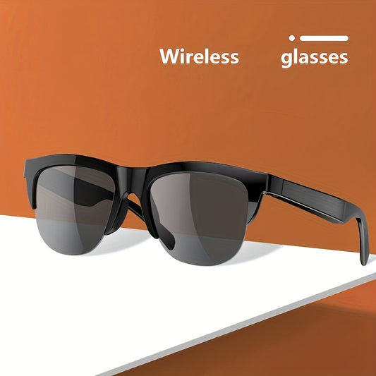 Wireless Smart Sunglasses with Dual Stereo Speakers and HD Mic for Outdoor Sports and Driving