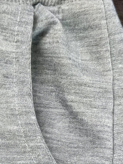 "I'm Not Rude" Cotton Sweatpants, Men's Casual Solid Color Loose Fit Slightly Stretch Drawstring Pants For Spring Summer