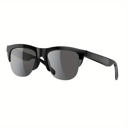 Wireless Smart Sunglasses with Dual Stereo Speakers and HD Mic for Outdoor Sports and Driving